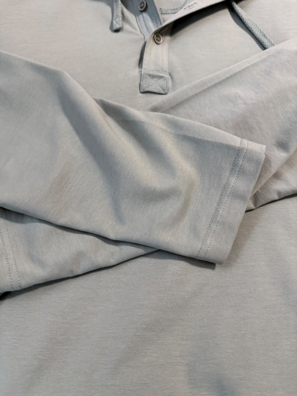 BYLT PREMIUM BASICS drop cut hooded henley XXL - Picture 4 of 5